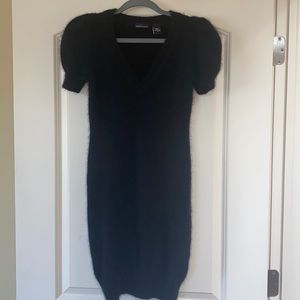 Moda international black sweater dress size M